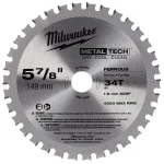 Milwaukee M18 FUEL 5-3/8 in. Metal Circular Saw Kit with 2 XC5.0 Batteries & Extra Blade thumbnail 2