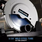 Evolution Power Tools Evolution EVOSAW380 14 in. Steel Cutting Chop Saw with 66 Tooth Carbide Tipped Blade thumbnail 12
