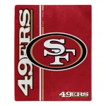 NFL The Northwest Company San Francisco 49ers Raschel Throw Blanket thumbnail 1