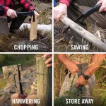 Camillus Camtrax 3-in-1 Hatchet, Folding Saw, and Hammer with Glass Filled Nylon Handle thumbnail 11