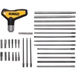 DEWALT 31-Piece Ratcheting T-Handle Hex Key Set, SAE and Metric thumbnail 3