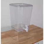 Basicwise Stackable Juice and Water Beverage Dispenser Set, 2-Piece Clear Plastic Serveware thumbnail 3