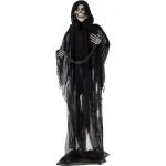 Haunted Hill Farm 5.5 ft. Moaning Grim Reaper Animatronic Halloween Prop thumbnail 1