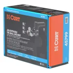 CURT Adjustable Tri-Ball Mount - 2" Receiver, 1-7/8", 2" & 2-5/16" Balls thumbnail 6