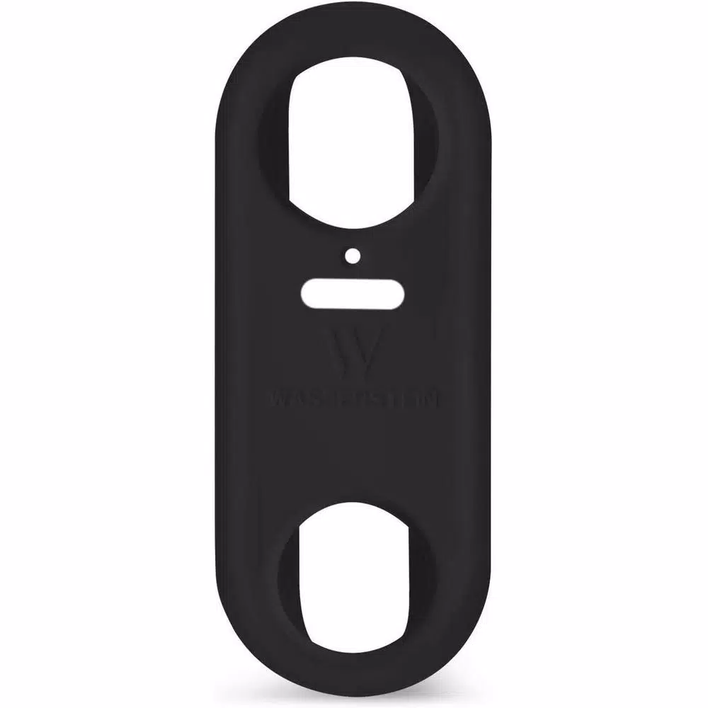 Wasserstein Black Protective Silicone Skin for Google Nest Hello Video Doorbell