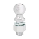 TowSmart 2 in. Chrome Hitch Ball, 10,000 lb. Capacity, 1-1/4 in. Shank Diameter thumbnail 1