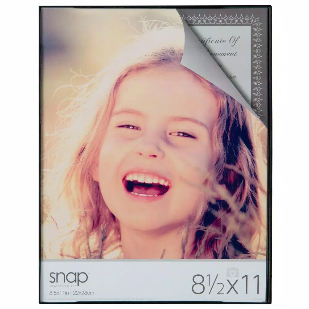 Pinnacle 12-Pack Black 8.5 x 11 in. Document Picture Frame Gallery Wall Set