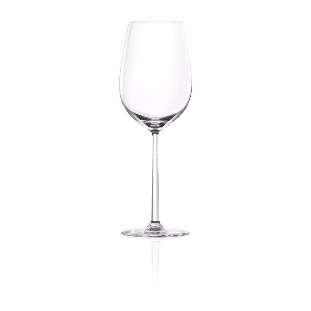 Lucaris Shanghai Soul 8-Piece Beaujolais Red Wine Glass Set, 17.4 oz, Titanium Infused Lead-Free Crystal
