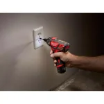 Milwaukee M12 12V Lithium-Ion Cordless 1/4 in. Hex Screwdriver Kit with 45-Piece SHOCKWAVE Bit Set thumbnail 8