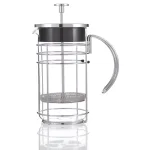 GROSCHE Madrid 3-Cup French Press Coffee and Tea Maker, Chrome Housing with Borosilicate Glass thumbnail 4