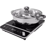 Rosewill 1800W Single Burner Induction Cooktop, 13 in. Black Hot Plate with Temperature Controls thumbnail 1