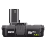 RYOBI 18V ONE+ 1.5 Ah Compact Lithium-Ion Battery 2-Pack with Charger Kit thumbnail 3