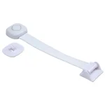 Safety 1st OutSmart Toilet Lock, Child Safety Decoy Button Design, White thumbnail 3