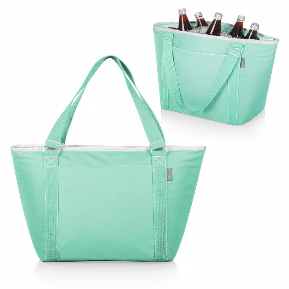 Picnic Time Topanga 9 Qt. Teal Insulated Cooler Tote Bag