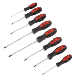 Stalwart 8-Piece Magnetic Tip Screwdriver Set, Phillips and Slotted Chrome Vanadium Steel thumbnail 1
