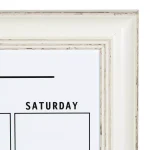 DesignOvation Macon Monthly Dry Erase Magnetic Wall Calendar Memo Board with Frame thumbnail 3