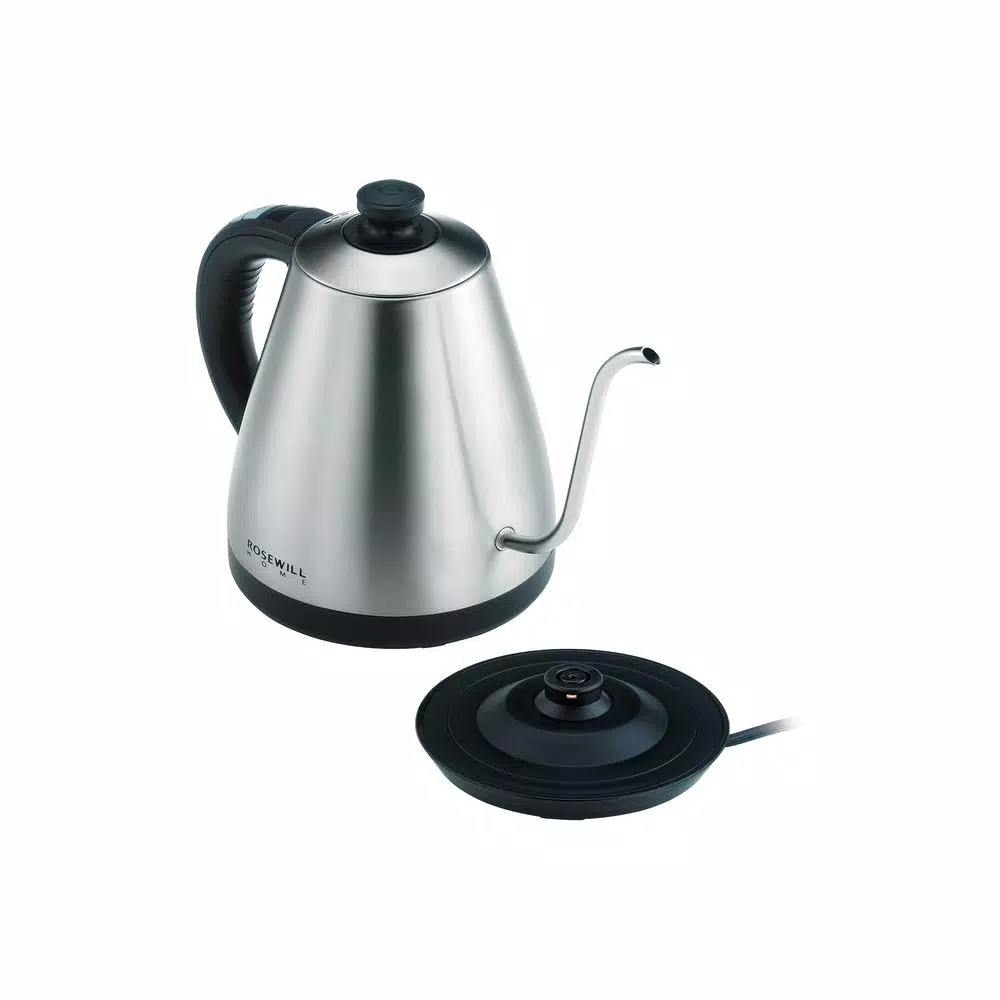 Rosewill RHKT-17002 4-Cup Gooseneck Stainless Steel Electric Kettle with Temperature Control