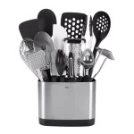 OXO Good Grips 15-Piece Everyday Kitchen Tool Set with Stainless Steel Utensil Holder thumbnail 1
