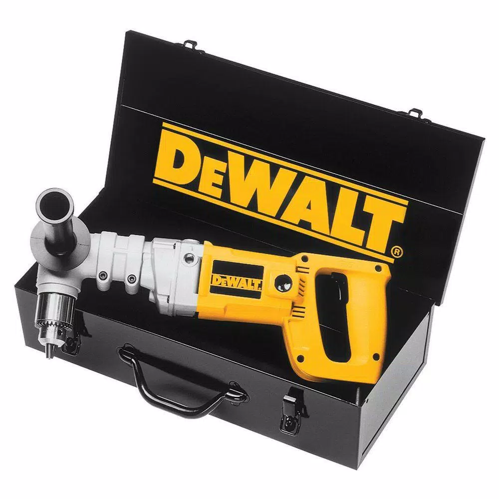 DEWALT DW120K 7 Amp 1/2 in. Right Angle Drill Kit