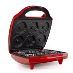 Holstein Housewares 980W Red Mini Bundt Cake Maker, Makes 6 Cakes thumbnail 1