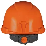 Klein Tools Orange Non-Vented Hard Hat with Integrated Headlamp and Ratchet Suspension thumbnail 8