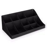 Mind Reader Black Coffee Condiment and Snack Organizer Station with Lazy Susan thumbnail 6