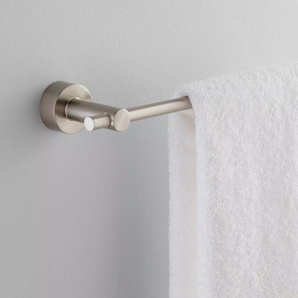 Glacier Bay Innburg 24 in. Towel Bar, Brushed Nickel, Solid Brass