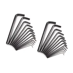 TEKTON 26-Piece Long Arm Hex Key Wrench Set, Inch and Metric thumbnail 2