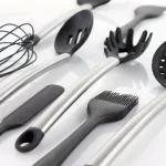 MegaChef 14-Piece Gray Silicone and Stainless Steel Kitchen Utensil Set thumbnail 3