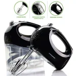 Ovente 5-Speed Ultra Power Hand Mixer with Storage Case, 150W, Black thumbnail 1