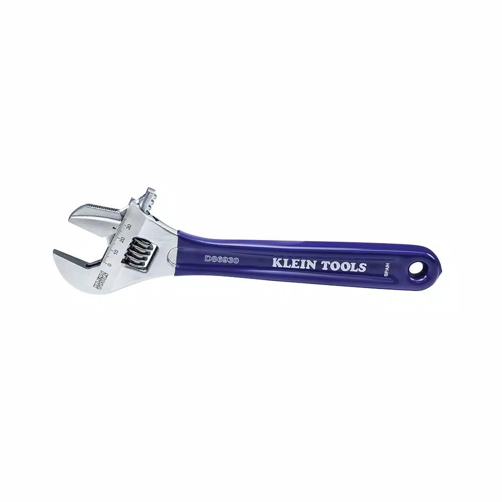 Klein Tools 10 in. Reversible Jaw 2-in-1 Adjustable and Pipe Wrench