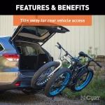 CURT 2-Bike Tray-Style Hitch-Mounted Bike Rack, 1-1/4" or 2" Receiver thumbnail 6