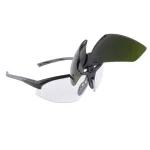 Lincoln Electric 4 in. Black Safety IR5 Flip Lens Brazing Glasses thumbnail 2