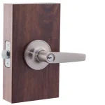 Copper Creek Daley Satin Stainless Keyed Entry Door Lever thumbnail 2