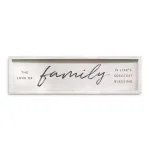 Stratton Home Decor Family is Life's Greatest Blessings Wood Sign Wall Art thumbnail 1