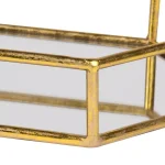 Kate and Laurel Felicia Gold Decorative Mirrored Metal Accent Tray thumbnail 3