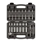 TEKTON 35-Piece 3/8 in. Drive 6-Point Socket and Ratchet Set (1/4 in. to 1 in.) thumbnail 1