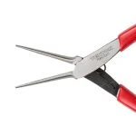 TEKTON Mini Needle Nose Pliers with Crosscut Teeth and Coil Spring thumbnail 7