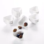 MALACASA 3 in. White Porcelain Ramekins Set of 16, Ceramic Souffle Dishes and Serving Bowls thumbnail 4