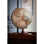 Replogle Piedmont 12 in. Political Desk Globe with Mahogany Hardwood Base thumbnail 2