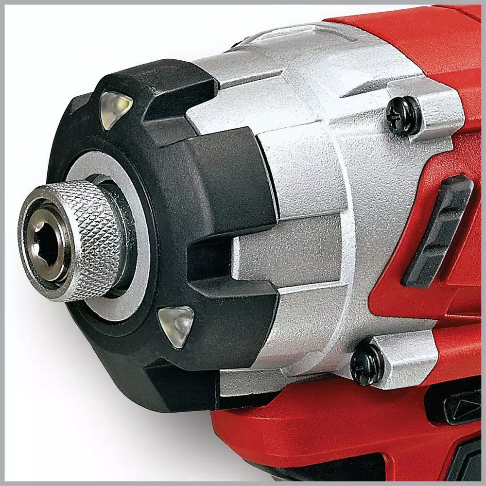 Einhell PXC 18V Cordless 1/4 in. Hex Impact Driver Kit with 3.0 Ah Battery and Fast Charger