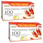 Unbranded Brite Star Professional Series 100-Light Red Mini Light Set with White Wire (Set of 2) thumbnail 2