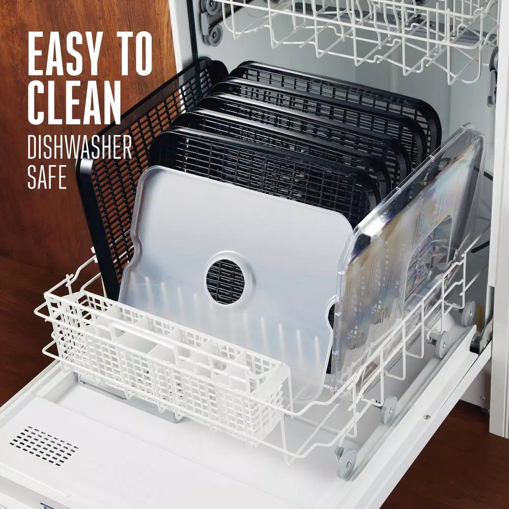 Weston Realtree Edge 6-Tray Stainless Steel Digital Food Dehydrator with Camo Storage Cover