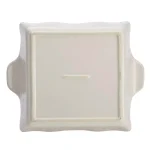 Ayesha Curry Home Collection 8 in. Square Ceramic Baker, French Vanilla thumbnail 3