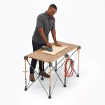 BORA Centipede 24 in. x 48 in. Heavy-Duty Workbench Top with 3/4 in. Dog Holes thumbnail 2