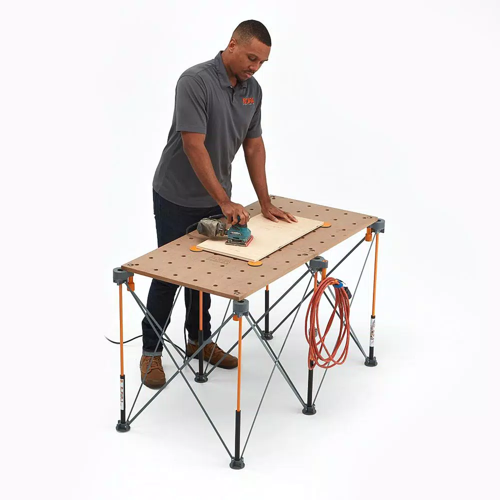 BORA Centipede 24 in. x 48 in. Heavy-Duty Workbench Top with 3/4 in. Dog Holes
