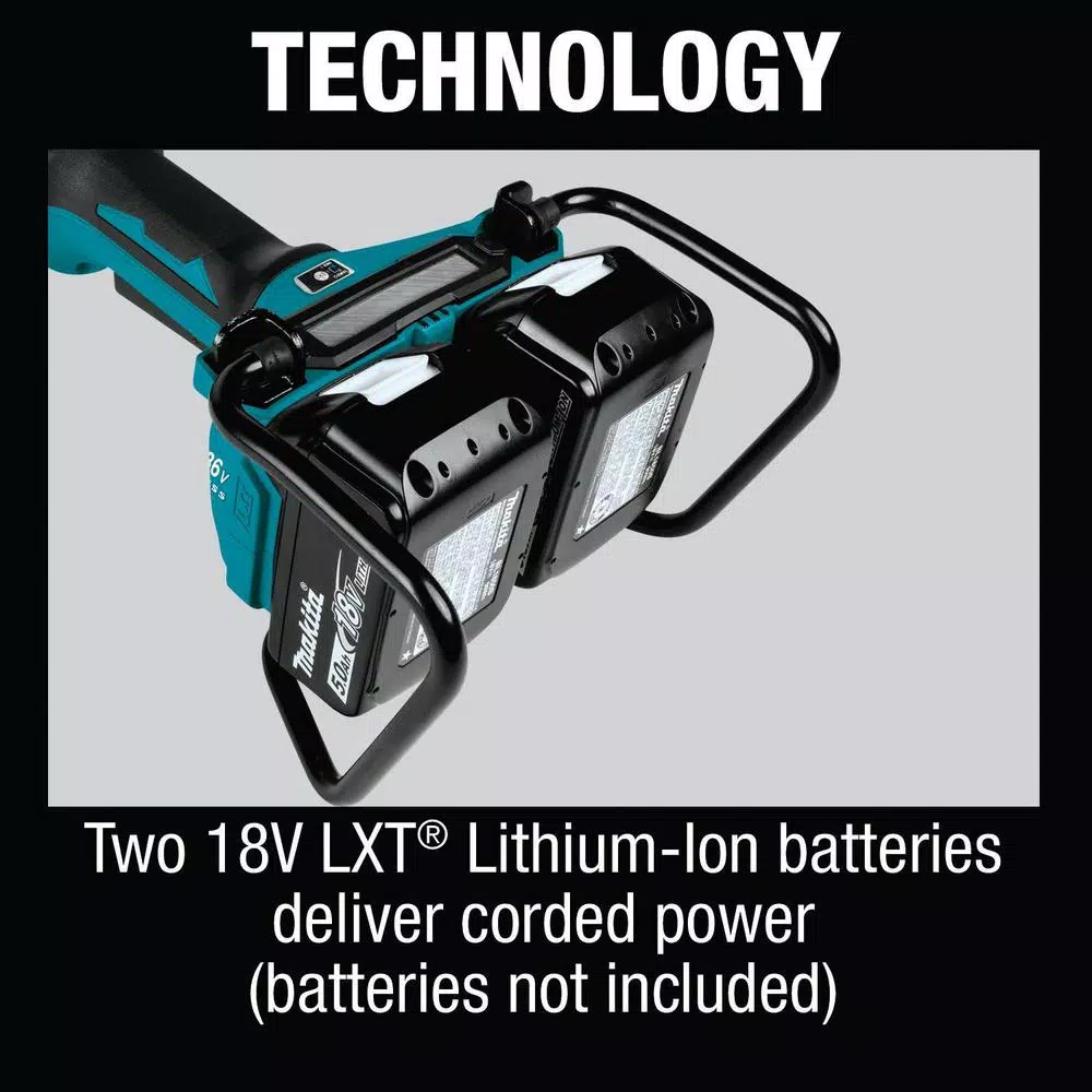 Makita 18V X2 LXT Brushless 7 in. Cordless Angle Grinder with AWS & Electric Brake