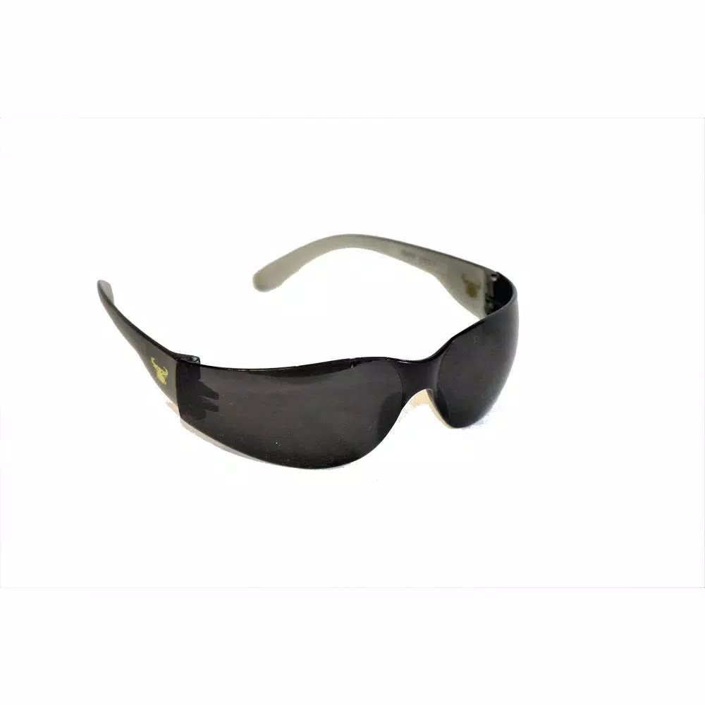 G & F Products EyePRO Smoke Safety Goggles, Scratch, Impact and Ballistic Resistant, 12 Pack, Dark Grey
