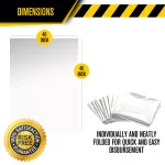 Ultrasac 45-Gallon Clear Heavy Duty Recycling Bags, 1.1 Mil Thick, 100-Count thumbnail 7