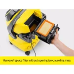Karcher WD5/P 6.6 Gallon Wet/Dry Vacuum with 1800W Motor and Tact Filter Cleaning thumbnail 7